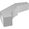 Ekena Millwork 3-in. W x 14-in. D x 14-in. H Monterey Architectural Grade PVC Knee Brace BRCP03X14X14MON - alternate 2